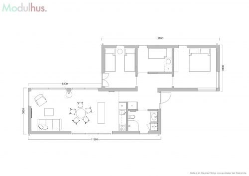 Villa Vårvinga plan 1